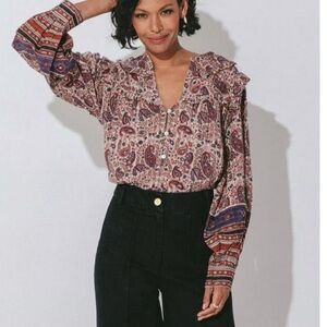 Cleobella Multicolor Paisley Blouse